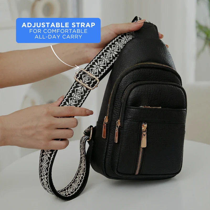 Adjustable Shoulder Strap Anti-Theft Crossbody Bag