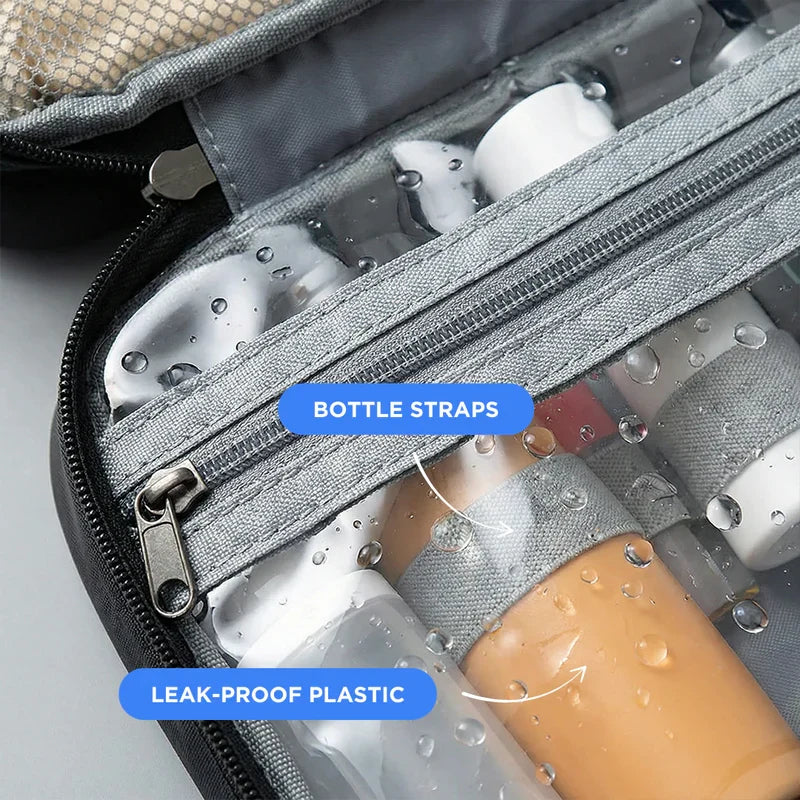 Multi-Compartment Hanging Organizer for Toiletries
