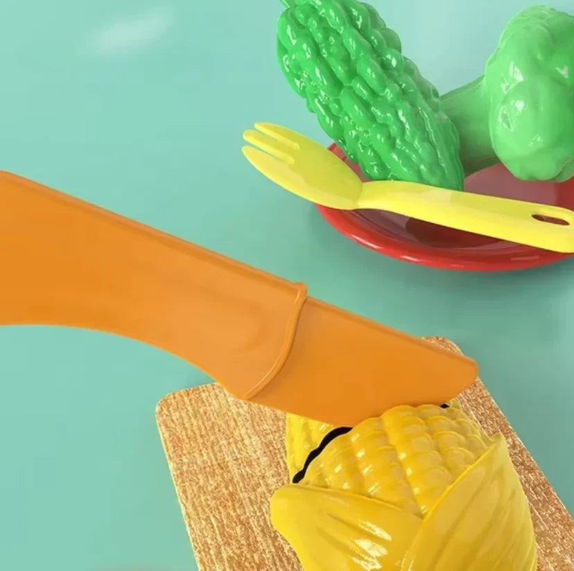 Play Kitchen Set for Kids with Accessories, Sink, and Storage