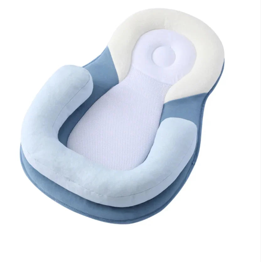 Infant Lounge Chair with Ergonomic Head Support and Breathable Material