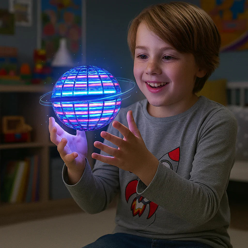 LED Light-Up Floating Hover Ball Toy