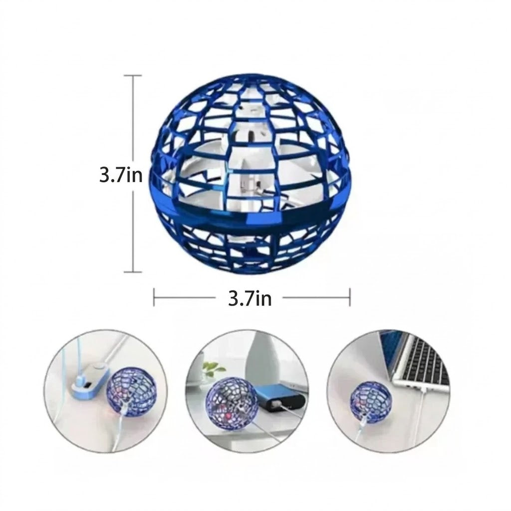 LED Light-Up Floating Hover Ball Toy