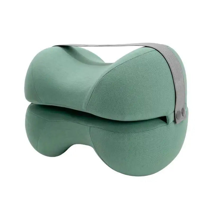 Knee and Leg Support Pillow with Contoured Design