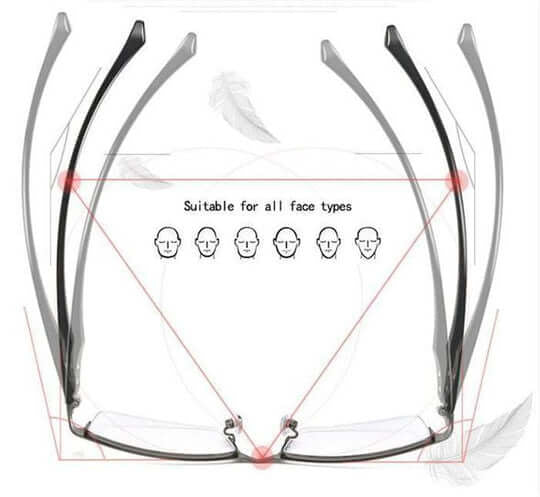 Smart Photochromic Glasses with ARNO Lens, Blue Light Filter & UV400