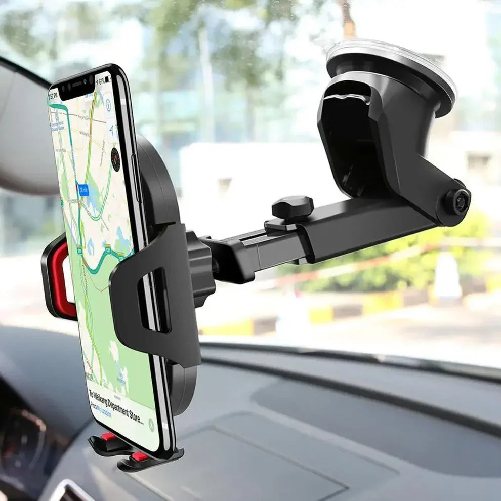 Car Phone Mount with Strong Suction Cup for Universal Fit