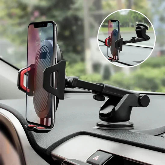 Car Phone Mount with Strong Suction Cup for Universal Fit