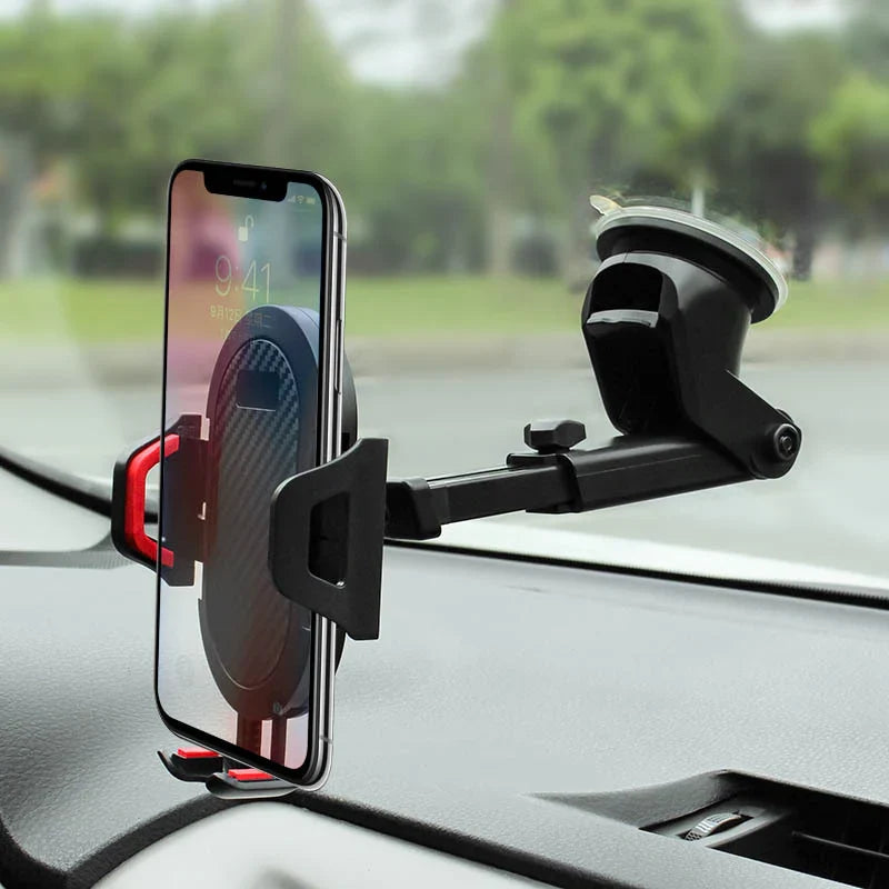 Car Phone Mount with Strong Suction Cup for Universal Fit