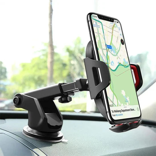 Car Phone Mount with Strong Suction Cup for Universal Fit