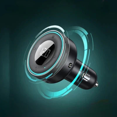 Car FM Transmitter with Bluetooth Connectivity