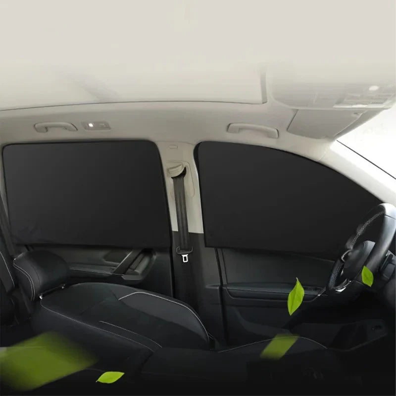 UV Protection Magnetic Sun Shade for Car Side Windows - Privacy Curtain