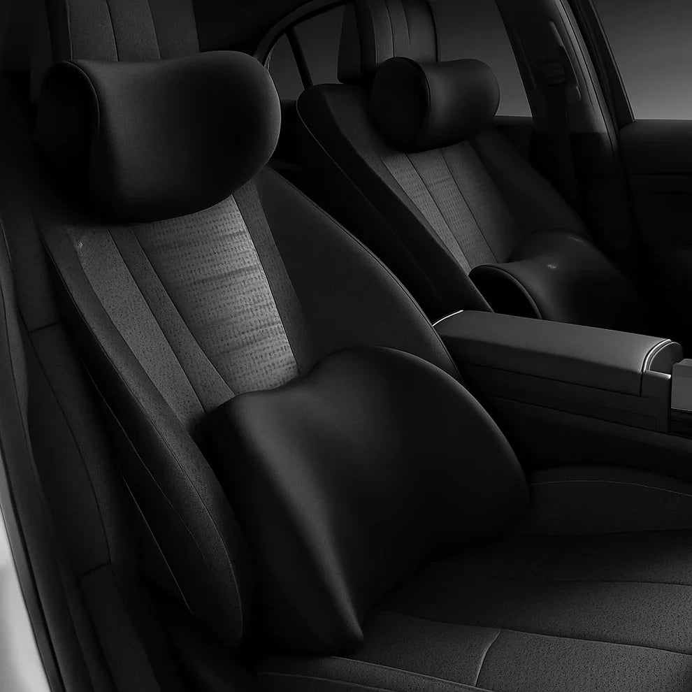 Memory Foam Lumbar Support Cushion for Ergonomic Car Comfort
