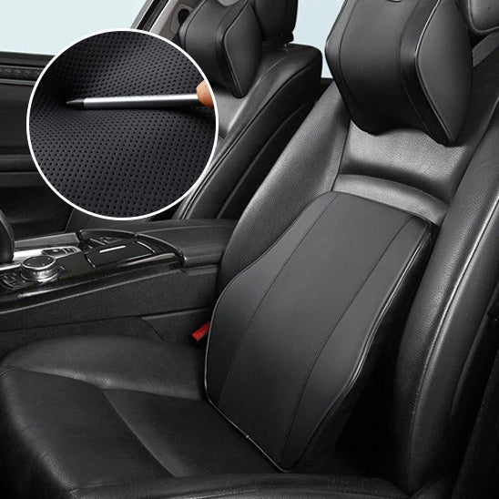 Memory Foam Lumbar Support Cushion and Pillow for Car