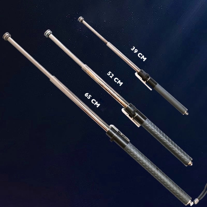 Compact Safety Cane with Secure Grip and Quick Deploy Feature