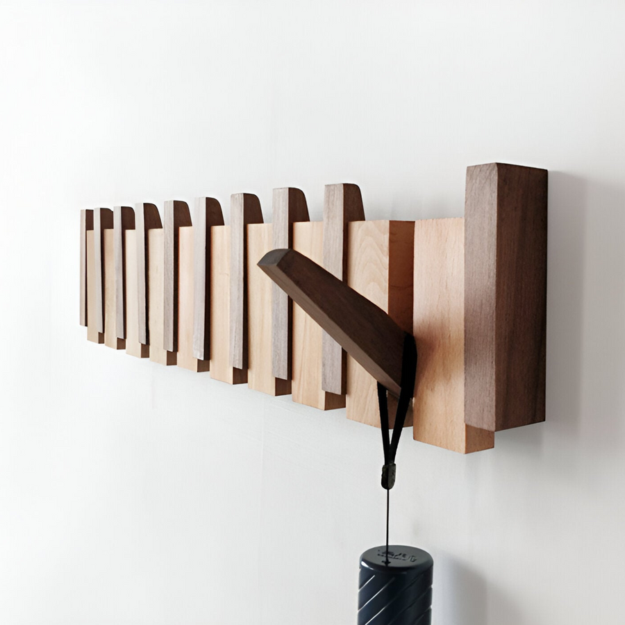 Magnetic Foldable Hook Rack for Wall Storage