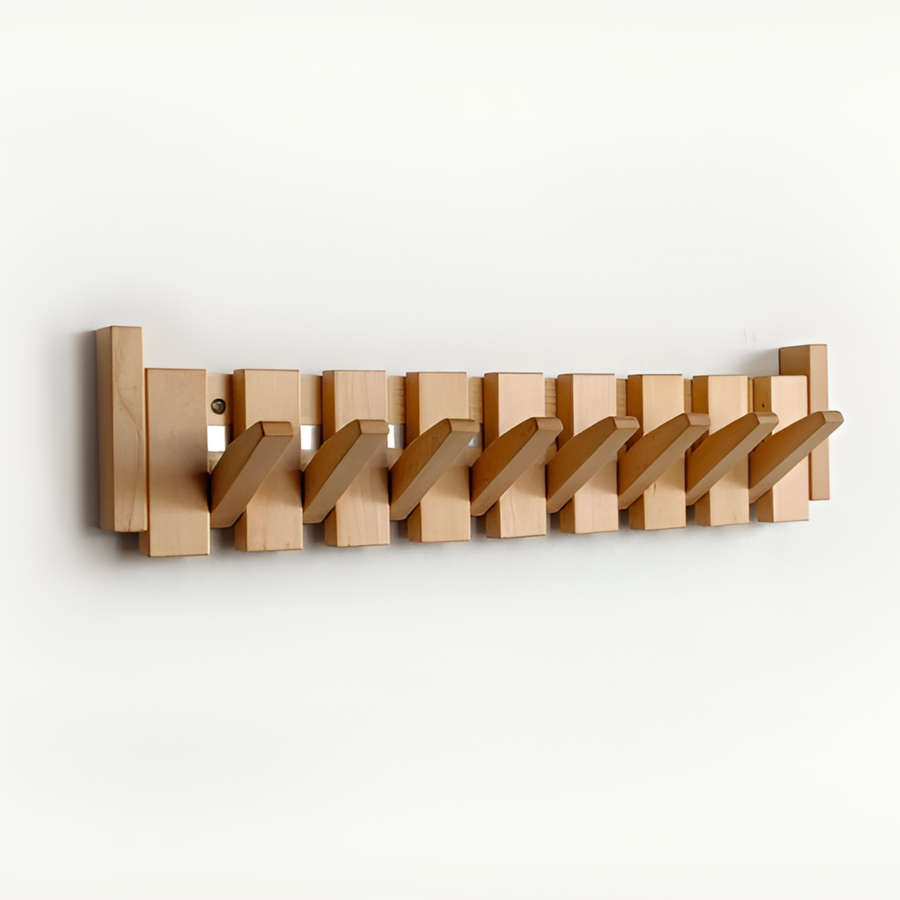 Magnetic Foldable Hook Rack for Wall Storage