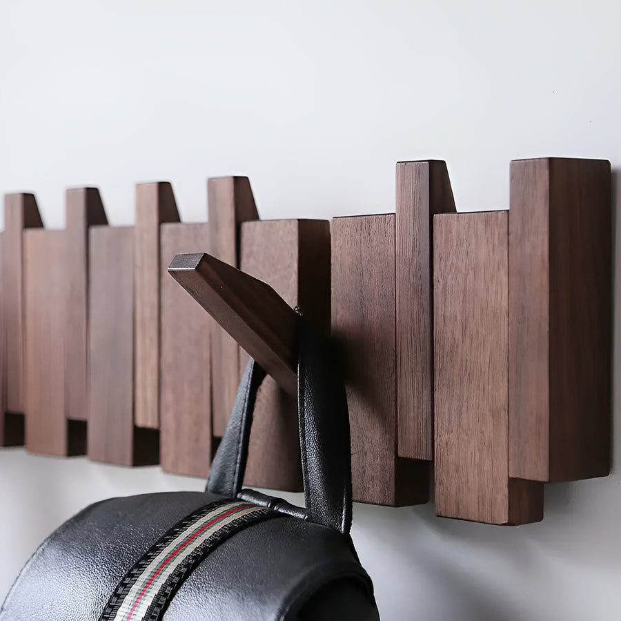 Magnetic Foldable Hook Rack for Wall Storage