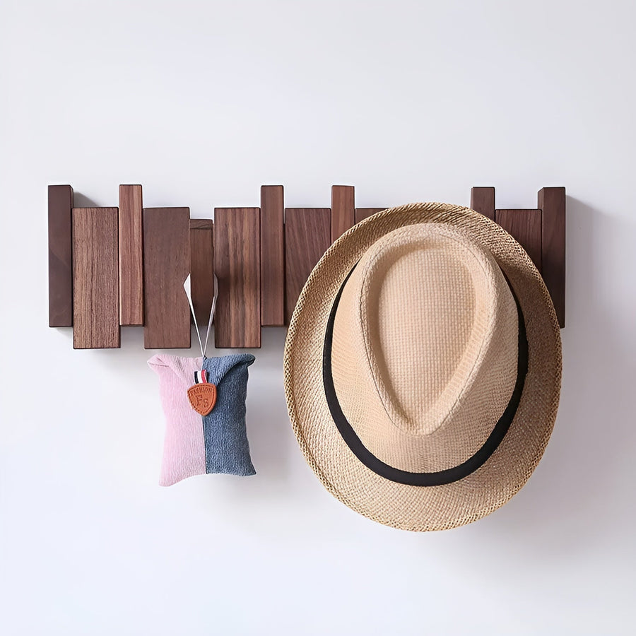 Magnetic Foldable Hook Rack for Wall Storage
