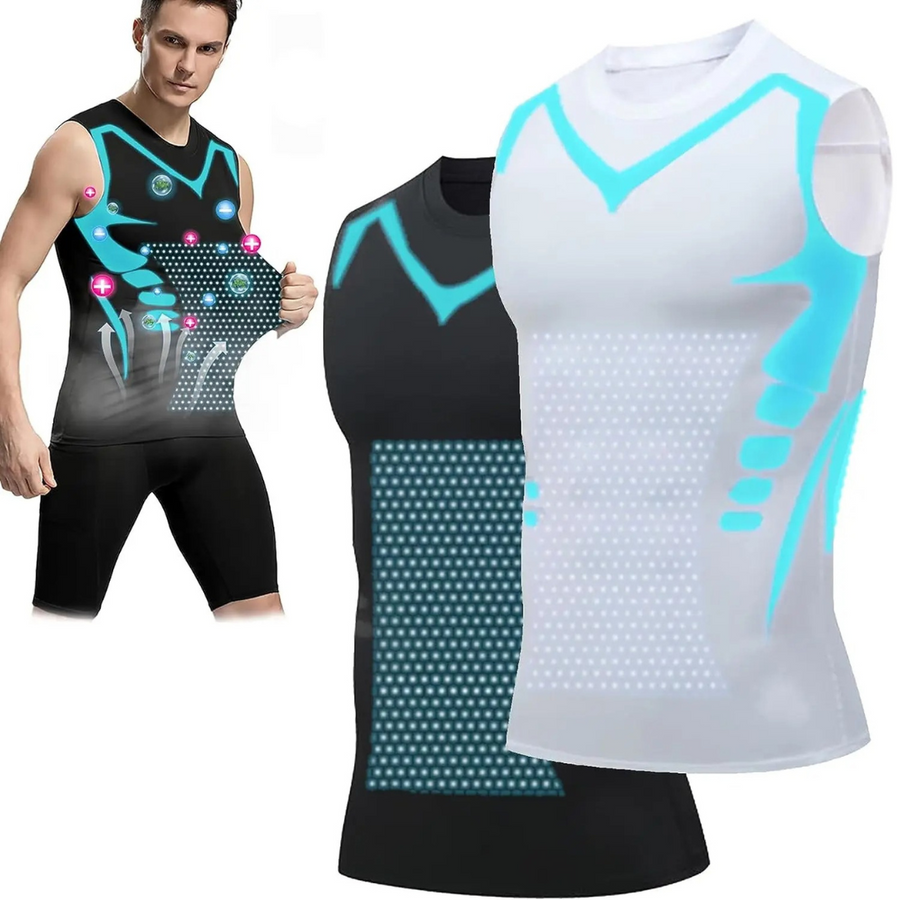 Men's Compression Shaping Vest with Breathable Flexible Fit