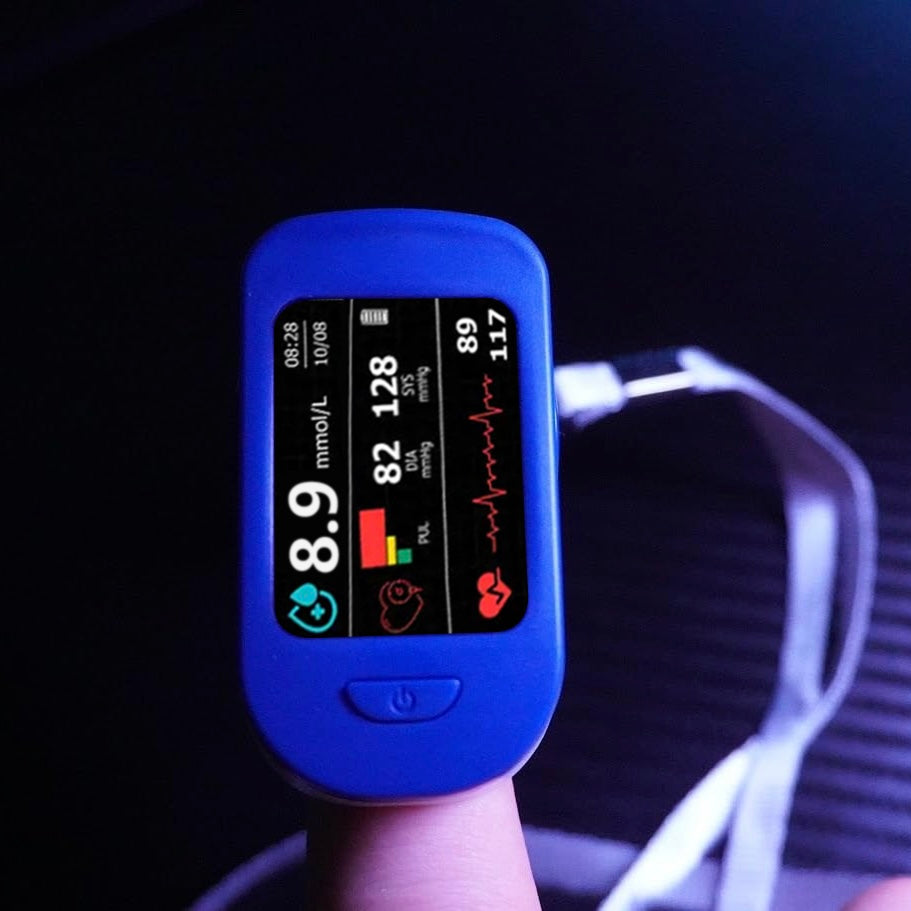 LED Display Fingertip Pulse Oximeter for Digital Readings