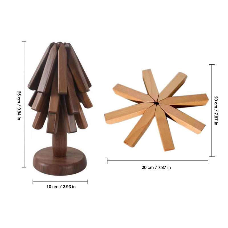 Coasters Made from Black Walnut Wood