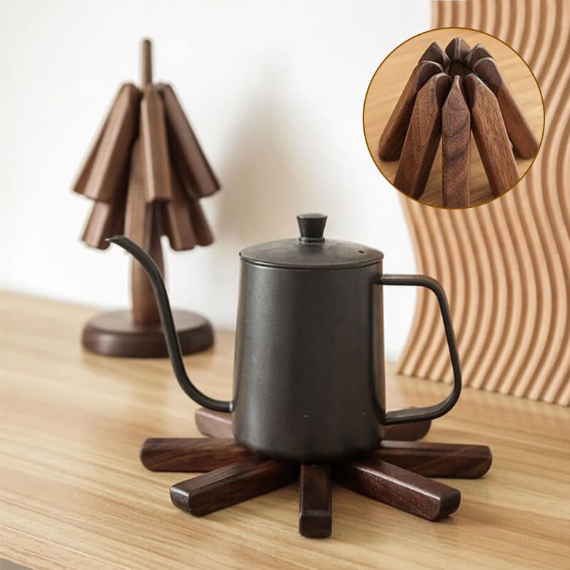 Coasters Made from Black Walnut Wood