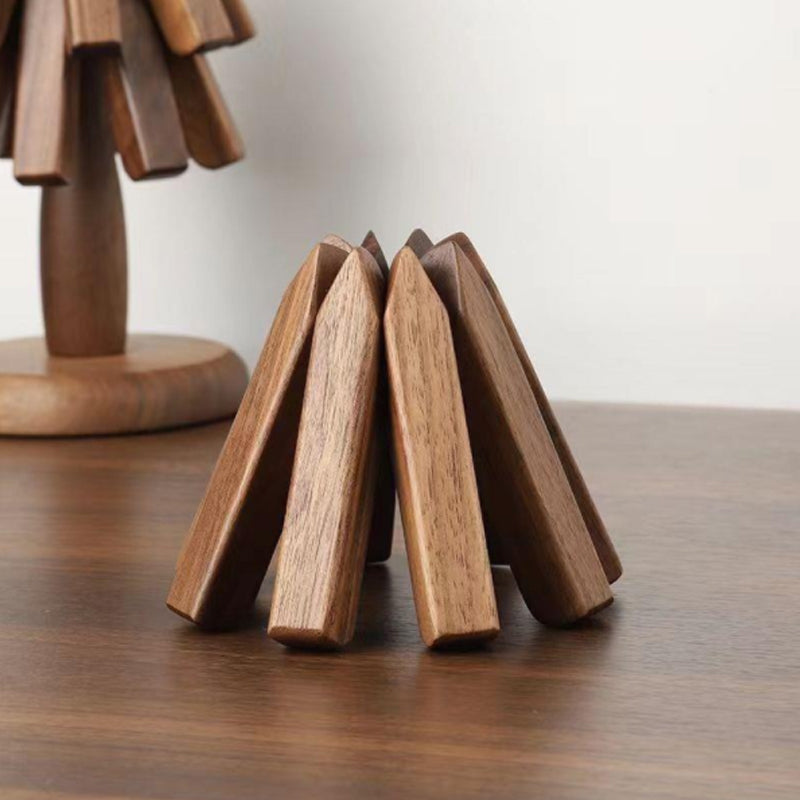 Coasters Made from Black Walnut Wood