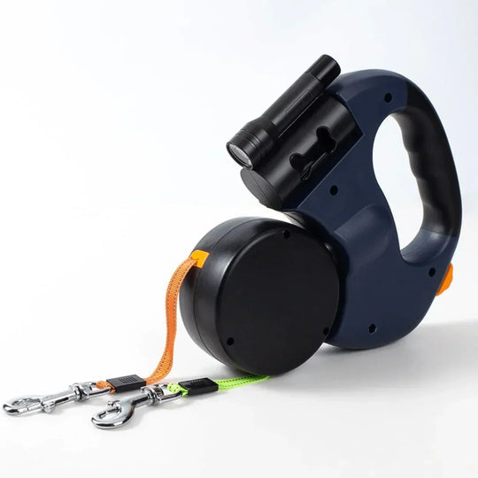 360-Degree Rotating Double Leash for Two Dogs