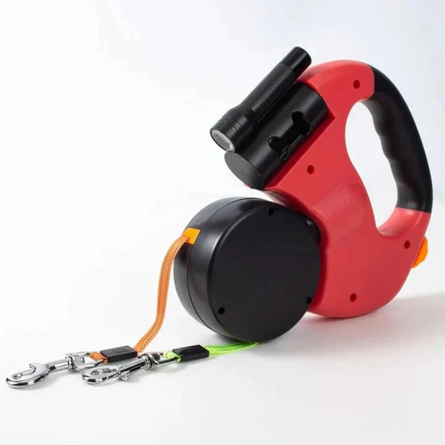 360-Degree Rotating Double Leash for Two Dogs