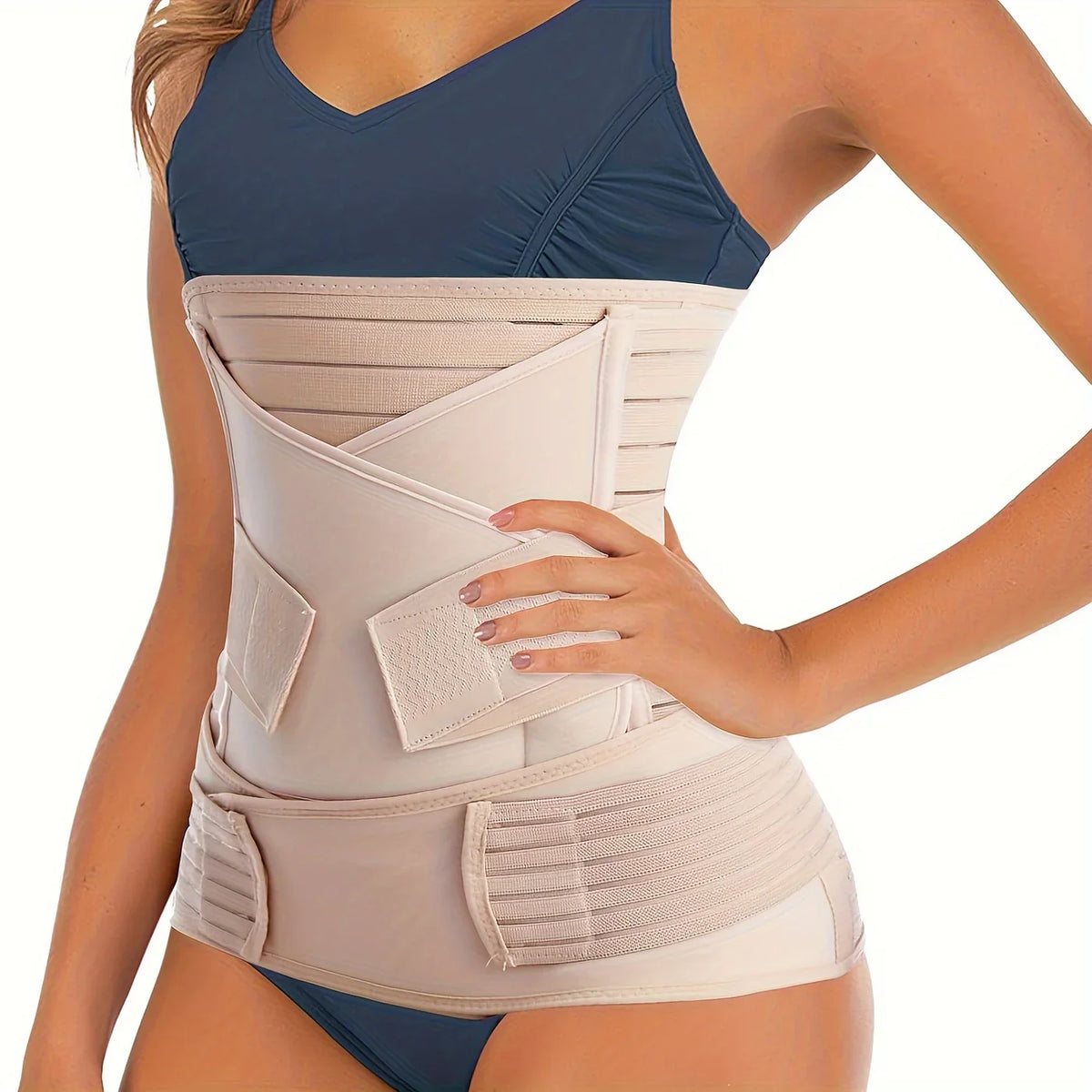 Adjustable 3-in-1 Support Band with Breathable Cotton Blend Material