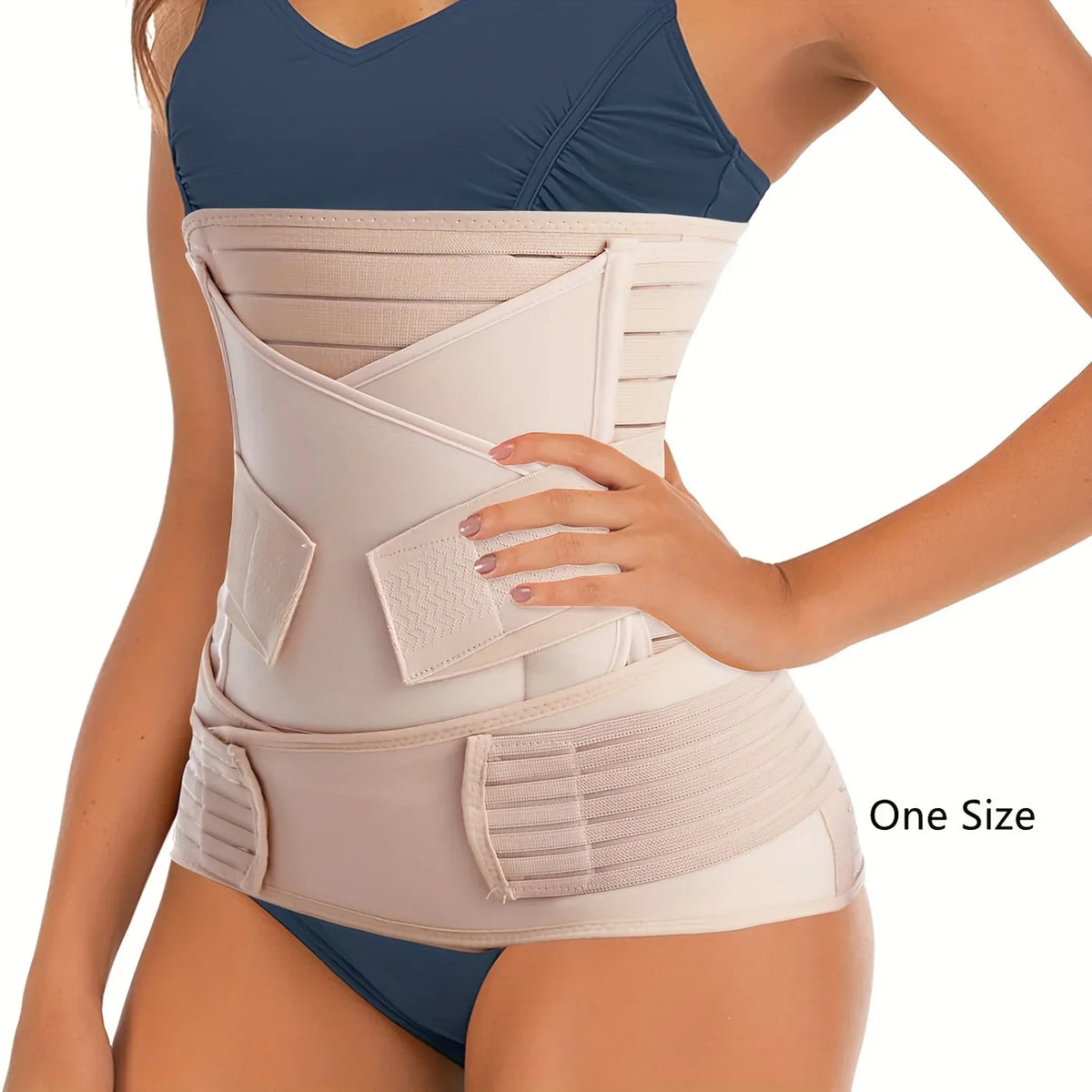 Adjustable 3-in-1 Support Band with Breathable Cotton Blend Material