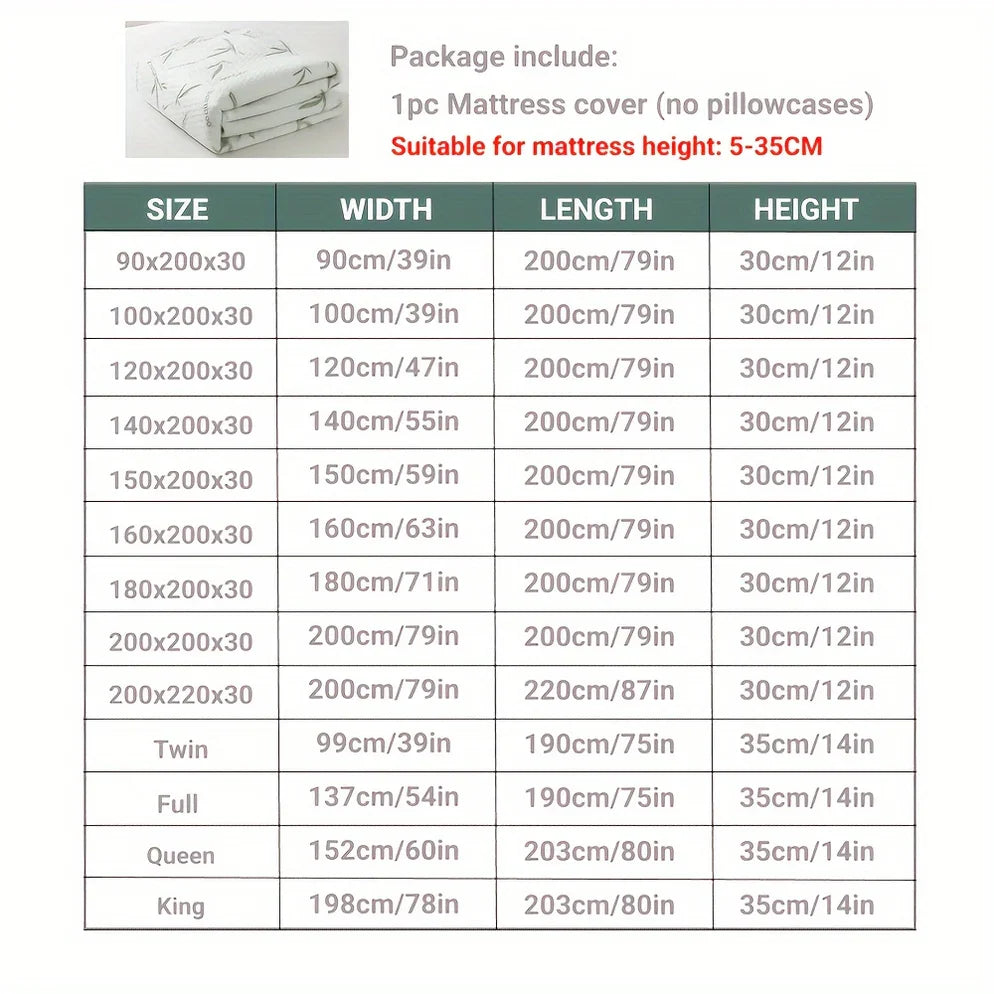 Cooling Mattress Protector for Breathable and Comfortable Sleep