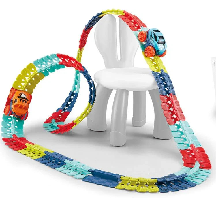 Kids Learning Toy - Magnetic Car Track Playset