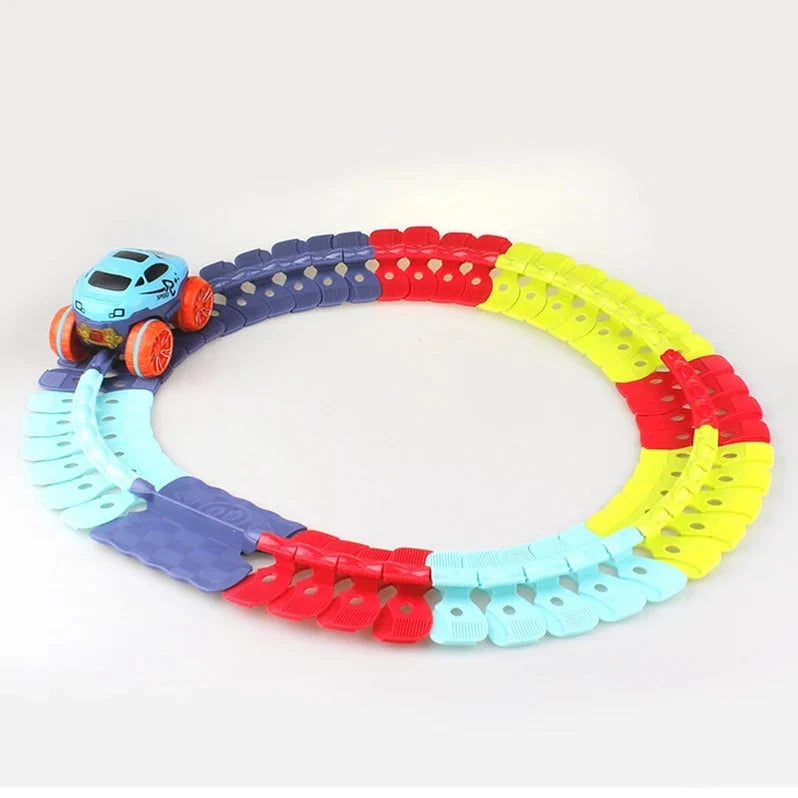 Kids Learning Toy - Magnetic Car Track Playset