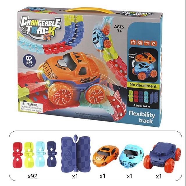 Kids Learning Toy - Magnetic Car Track Playset
