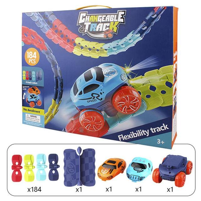Kids Learning Toy - Magnetic Car Track Playset