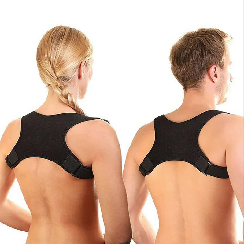 Back and Shoulder Support Brace – Adjustable Posture Corrector for Everyday Use