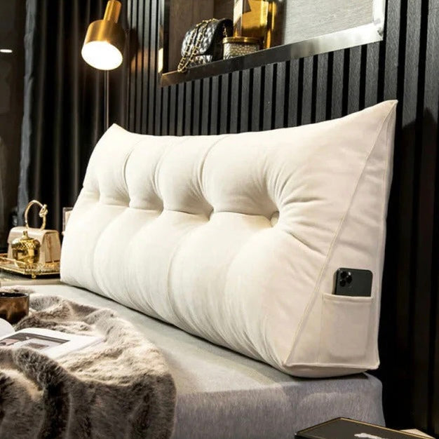 Ergonomic Bed Cushion Pillow for Back Support and Comfort