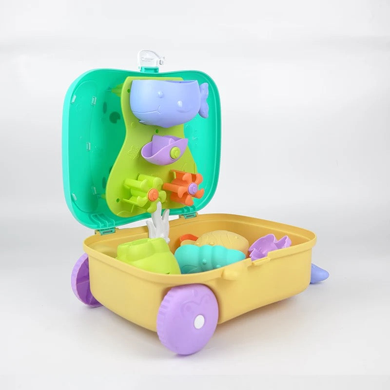 Children's Trolley for Beach Toys with Included Accessories