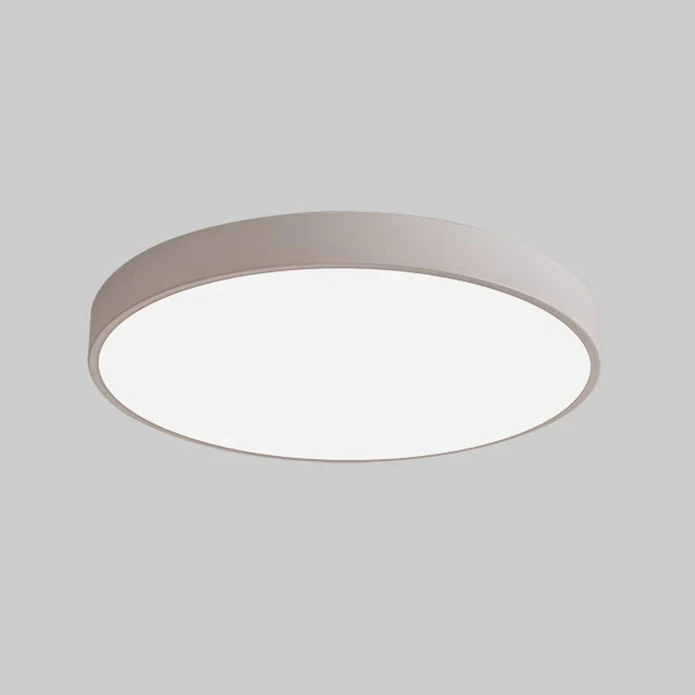 Round Flat LED Ceiling Fixture for Kitchen, Bathroom, Living Room, Bedroom