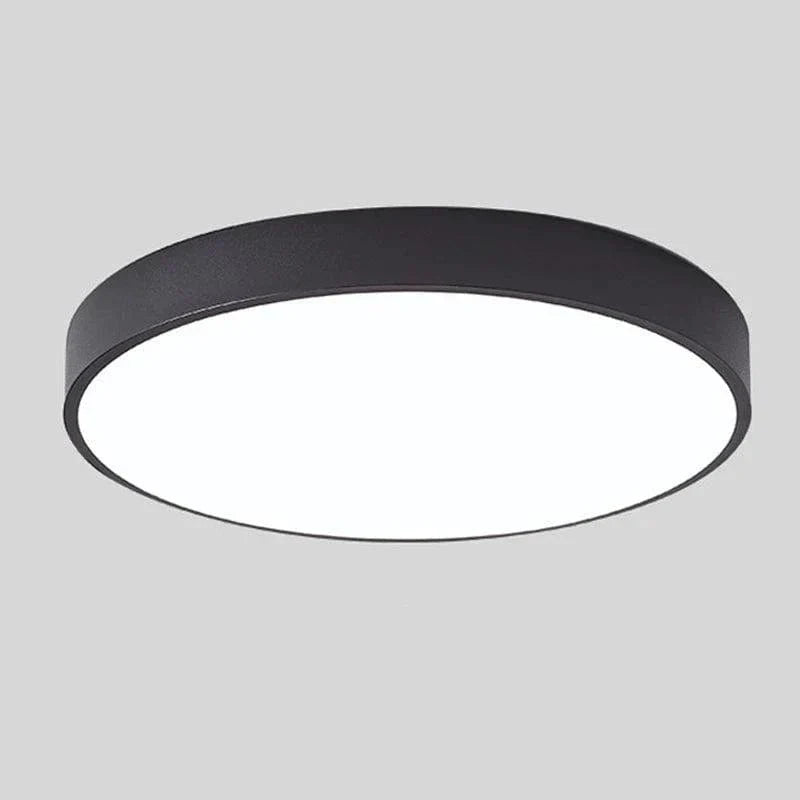 Round Flat LED Ceiling Fixture for Kitchen, Bathroom, Living Room, Bedroom