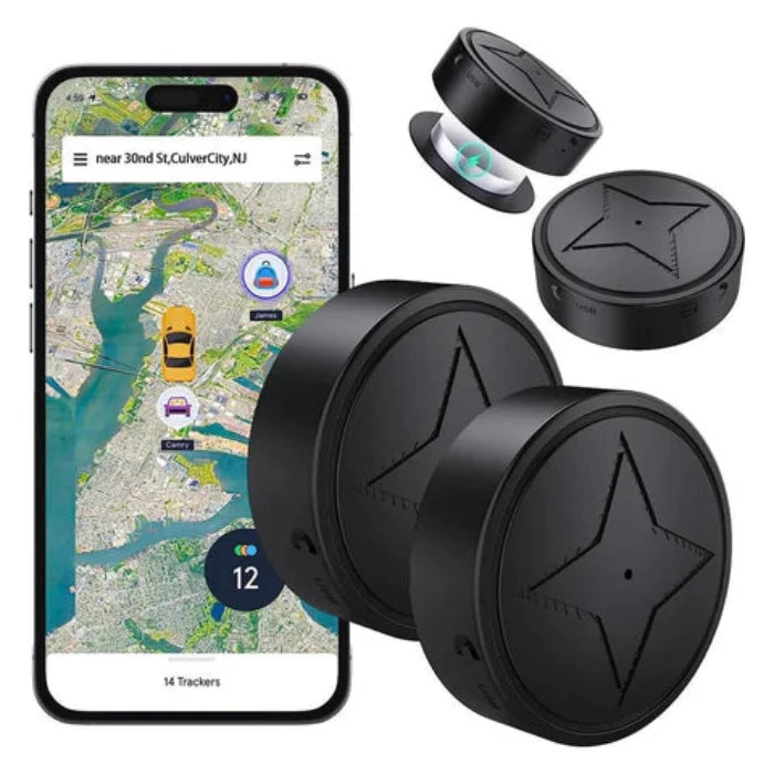 Real-Time Magnetic GPS Tracker for Cars and Bikes