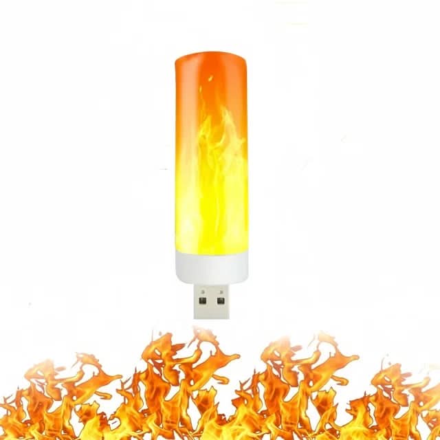 LED Flame Effect Bulb for Warm Ambiance and Versatile Decoration