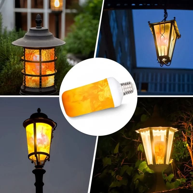 LED Flame Effect Bulb for Warm Ambiance and Versatile Decoration