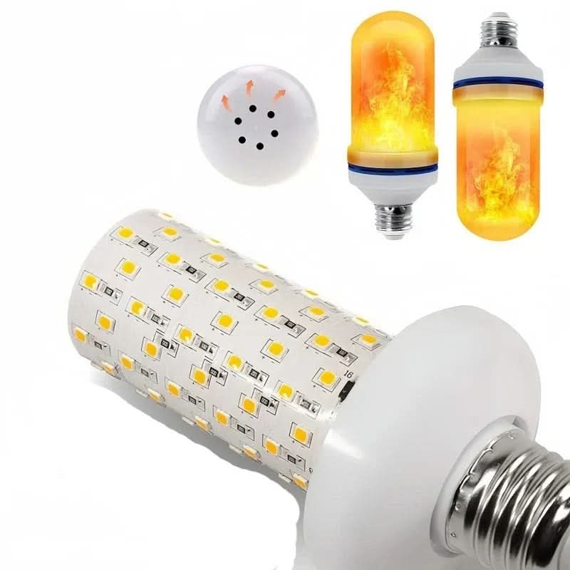 LED Flame Effect Bulb for Warm Ambiance and Versatile Decoration