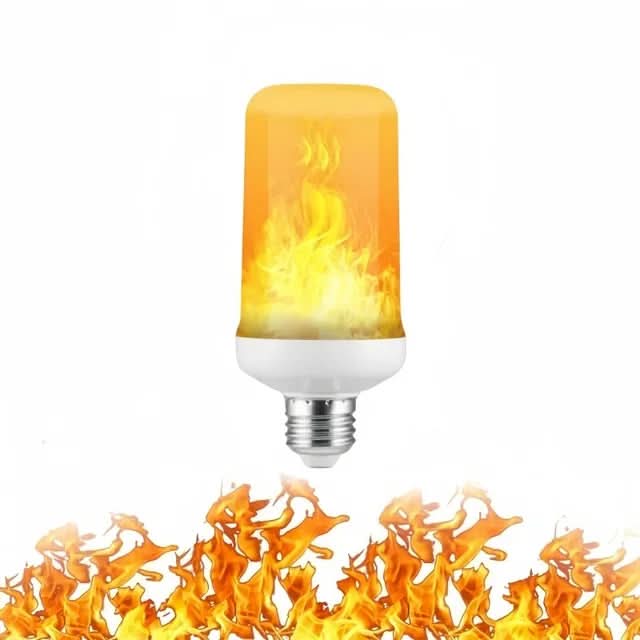 LED Flame Effect Bulb for Warm Ambiance and Versatile Decoration