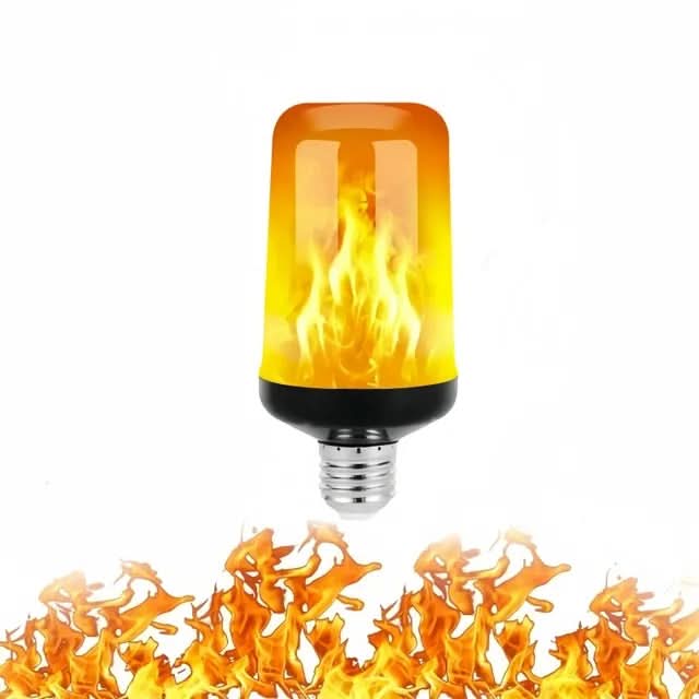 LED Flame Effect Bulb for Warm Ambiance and Versatile Decoration