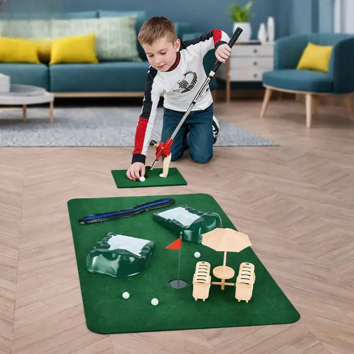 Portable Mini Golf Kit for Home and Office – Indoor Putting Set