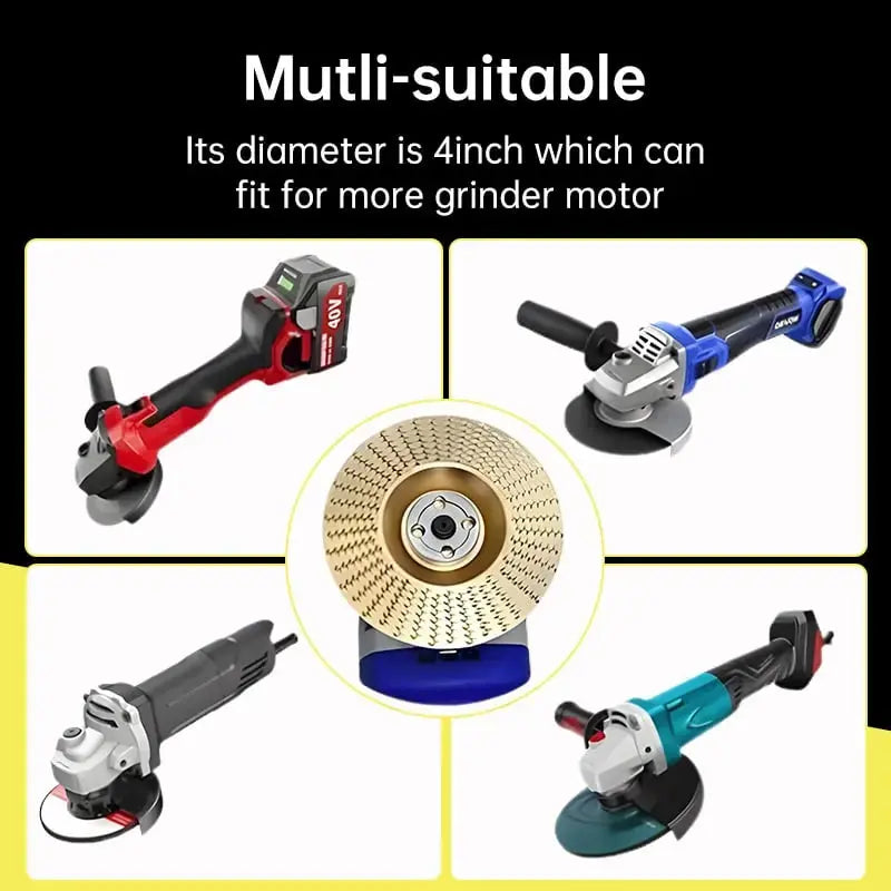 3-Piece Professional Grinding Wheel Set for Woodworking - Industrial Grade