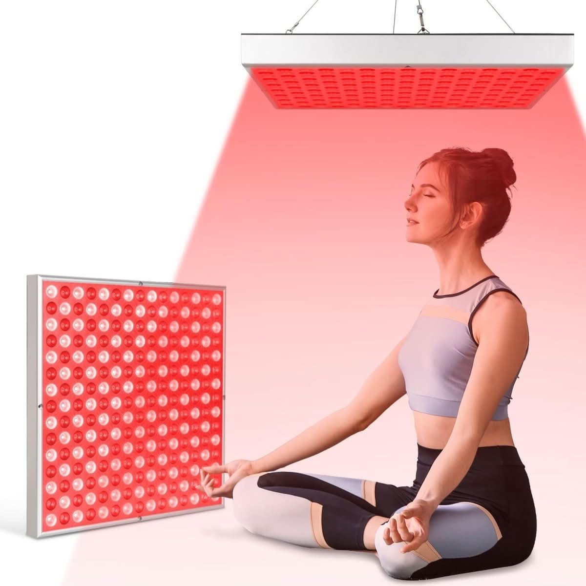 Red Light Therapy Lamp with 225 LEDs for Skin Rejuvenation
