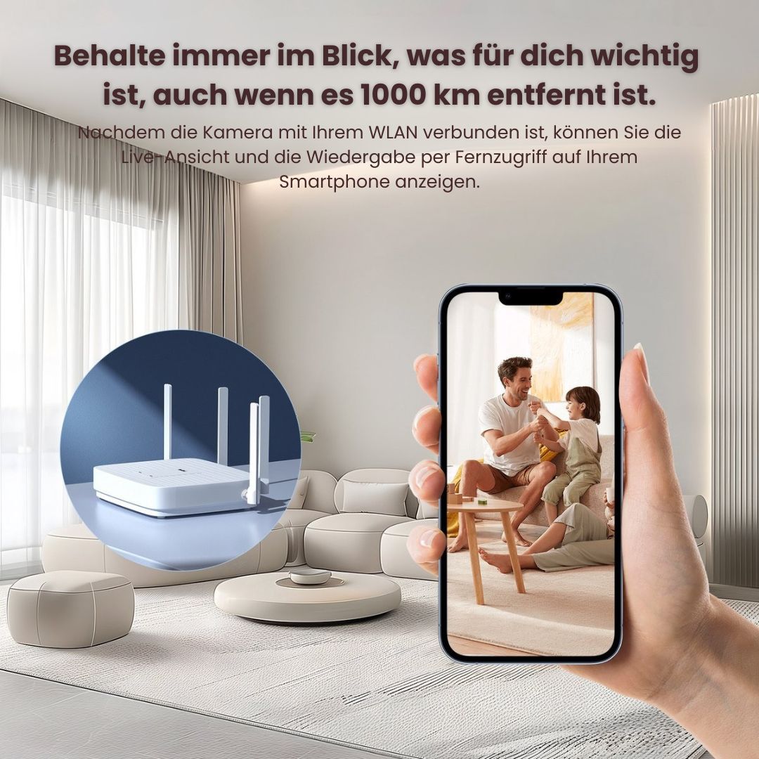 Indoor Camera with Night Vision and Motion Detection
